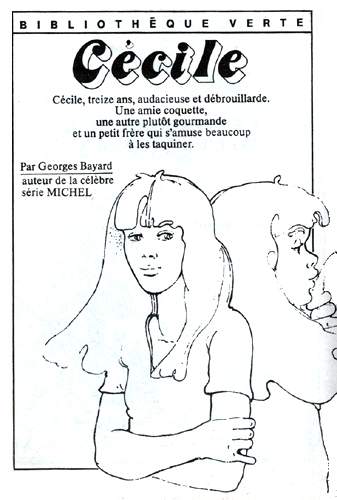 Publicit� pour la s�rie dans le catalogue Biblioth�que verte