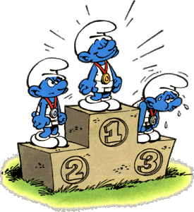 Les schtroumpfs olympiques